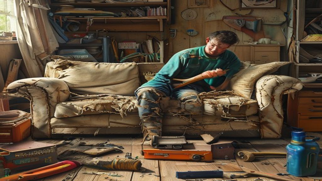 How to Repair a Damaged Sofa Frame After an Accidental Break During Home Maintenance