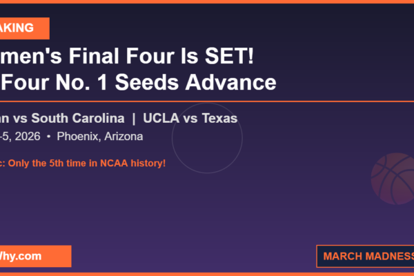 2026 Women's NCAA Final Four matchups - UConn vs South Carolina, UCLA vs Texas