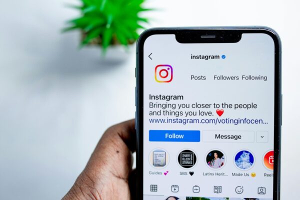 Close-up of smartphone screen displaying Instagram app, representing Meta subscription plans