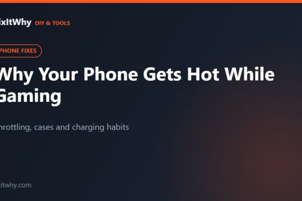 Phone overheating while gaming — throttling, cases and charging habits