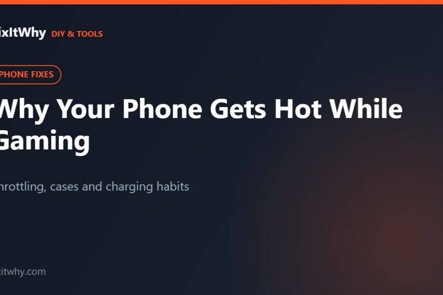 Phone overheating while gaming — throttling, cases and charging habits